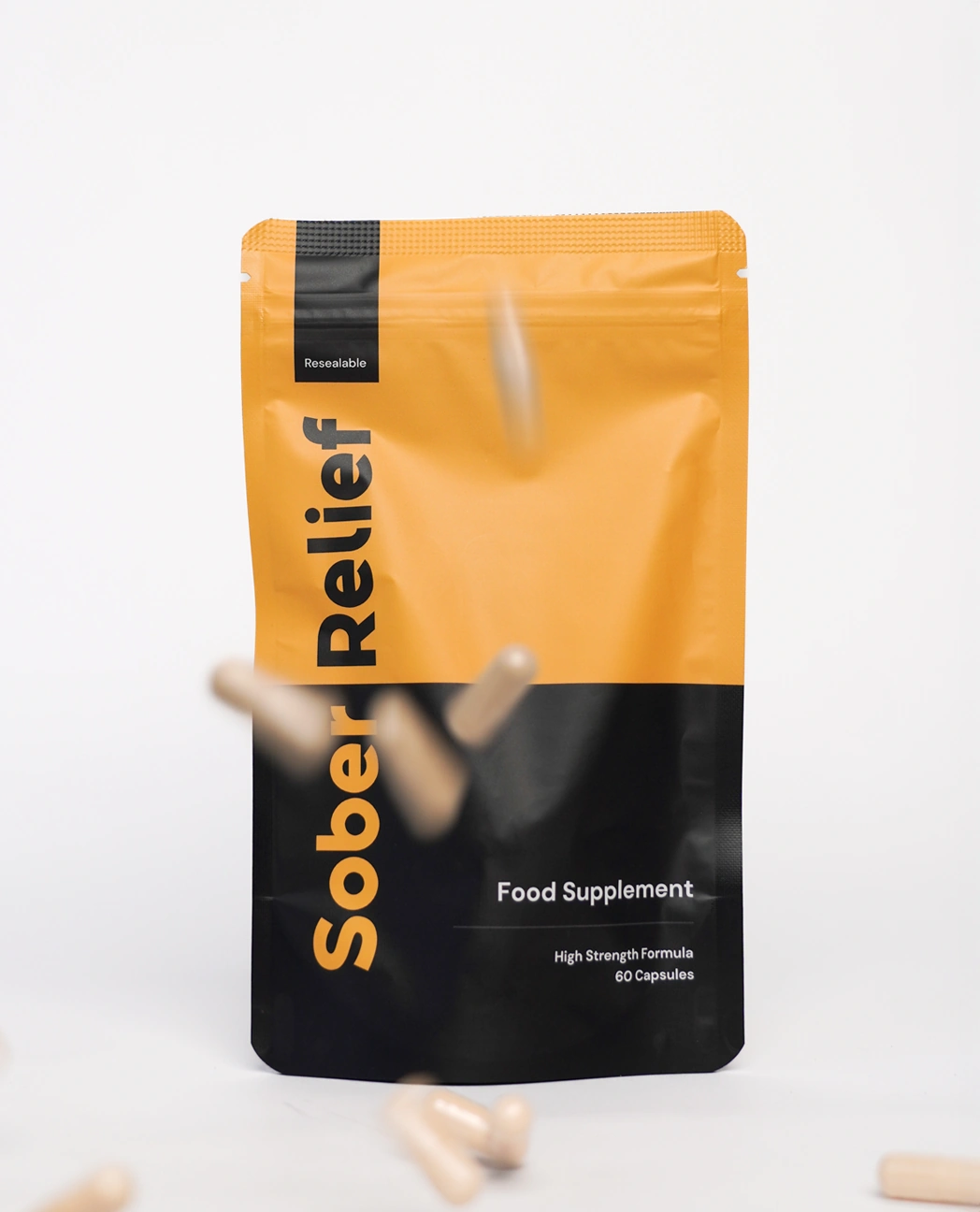 sober relief stop drinking alcohol supplements tablets falling