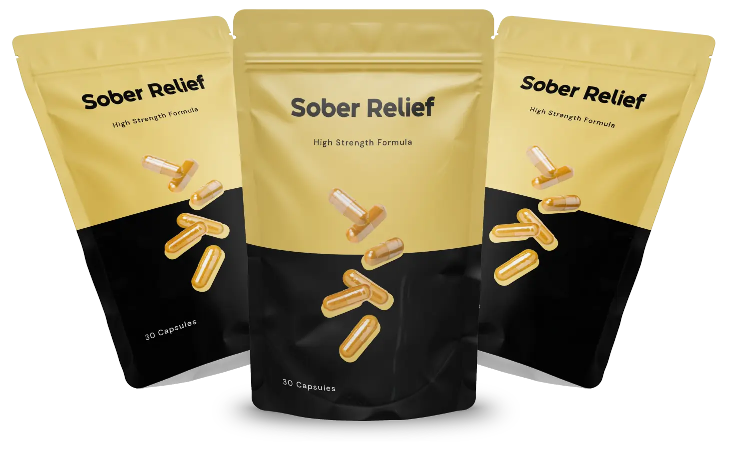 3 month supply of sober reliefs daily supplement